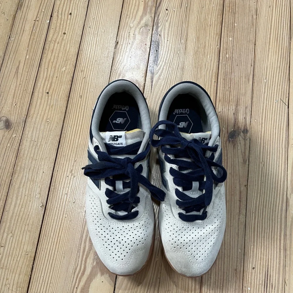 New Balance Numeric 508 Mens 8 Cream Navy Brandon Westgate Skate Shoes NM508BWT